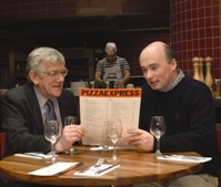 David Lowe, Auditel Franchisee and John Metcalf, PizzaExpress