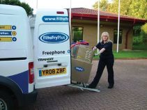 FiltaFryPlus female franchisee and van