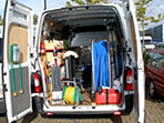 A fully equipped Hydro-Dynamix Van